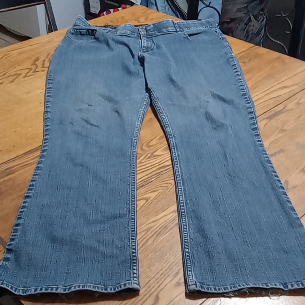 SOLD SOLD     RIDERS Jeans Women 37 / 32 BLUE Denim Preowned  Used